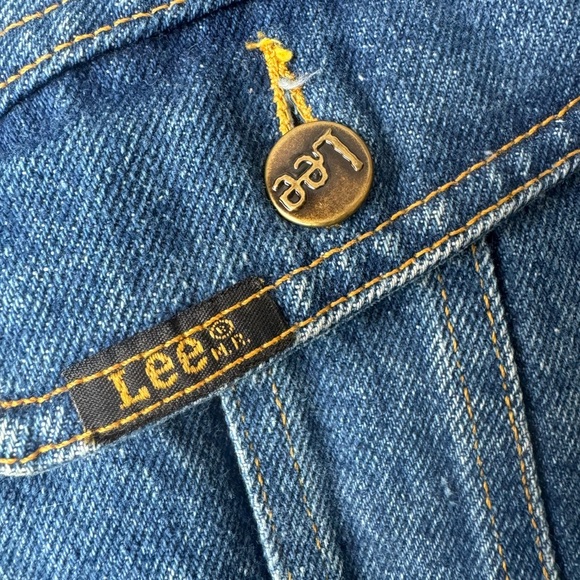 VTG Lee Riders Women's Denim Trucker Jacket Size: M - Picture 6 of 11